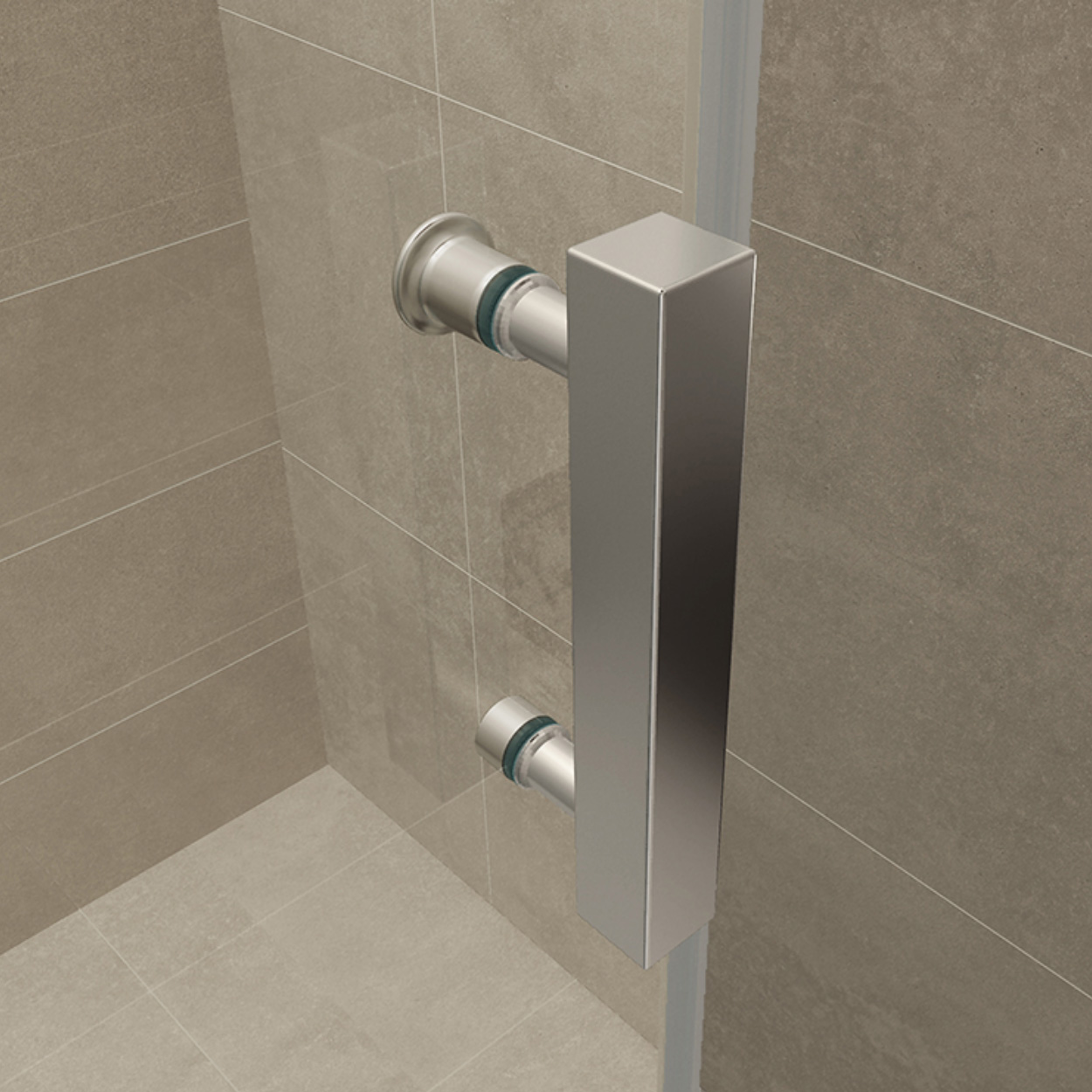 Wiesbaden Slide Nis Schuifdeur 8mm Nano Helder Glas / Chroom